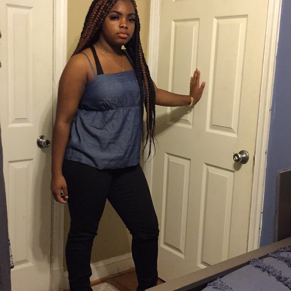 Ann Taylor loft chambray shirt